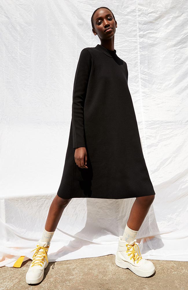 ARMEDANGELS Friadaa jurk zwart van bio katoen | Sophie Stone
