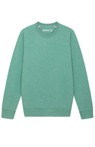 Sophie Stone Thomas sweater Mid heather green van biologisch katoen | duurzaam 