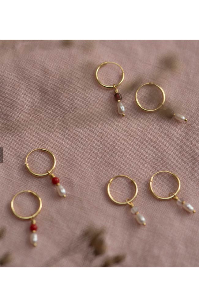 Jules Bean Montpellier Chalcedoon GV earrings | Sophie Stone