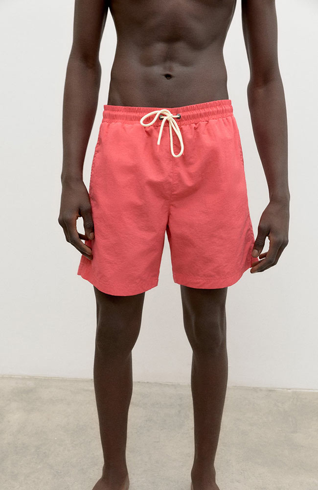 Ecoalf Fiyi Solid Swimsuit pink van 100% gerecycled nylon | Sophie Stone 