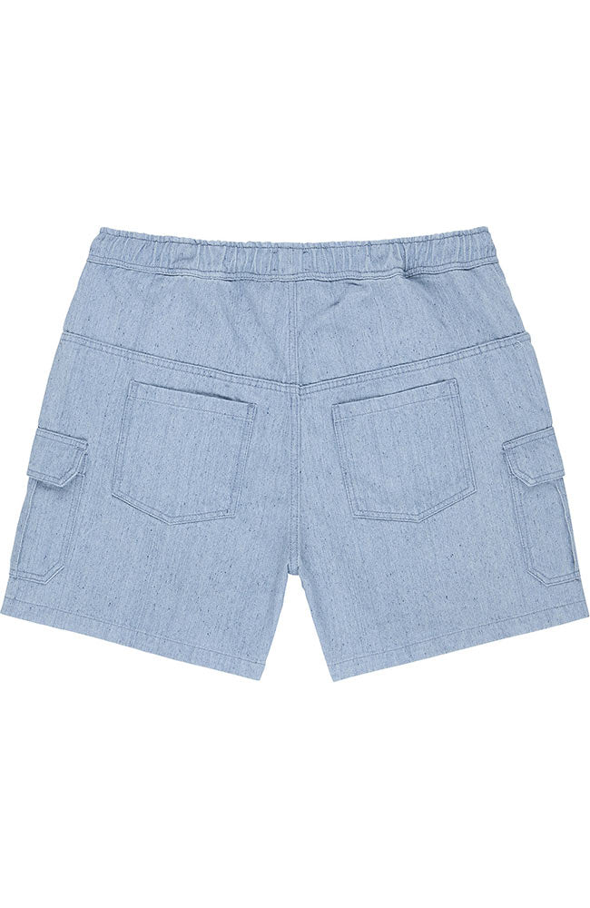 Bask in the Sun Serge Short blue | Sophie Stone