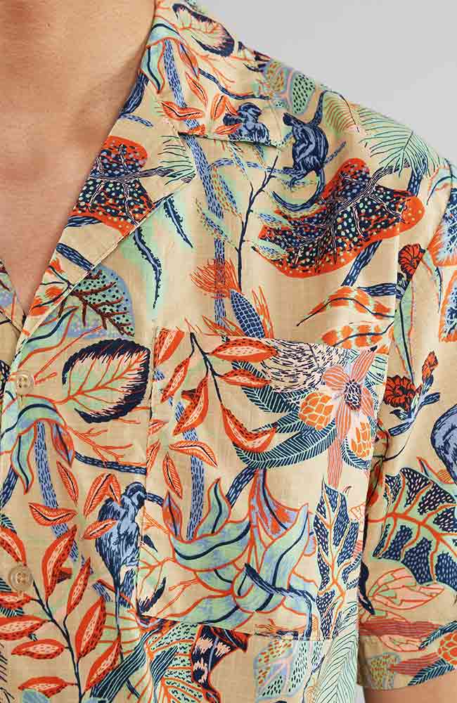 Dedicated Marstrand shirt vintage jungle TENCEL lyocell | Sophie Stone