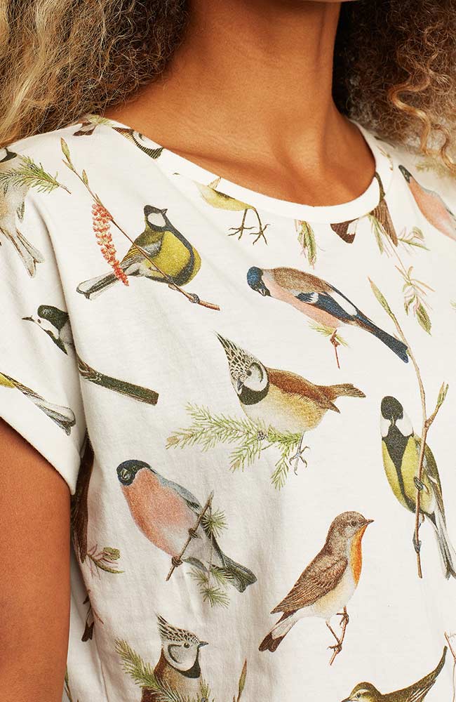 Dedicated Visby Autumn Birds tee | Sophie Stone