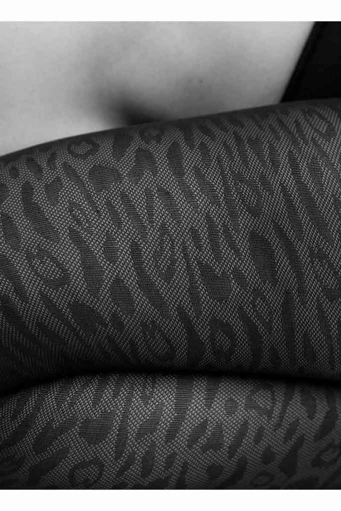 Swedish Stockings Emma Luipaardpanty bruin | Sophie Stone