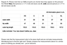 JAN N JUNE Size Chart | Sophie Stone