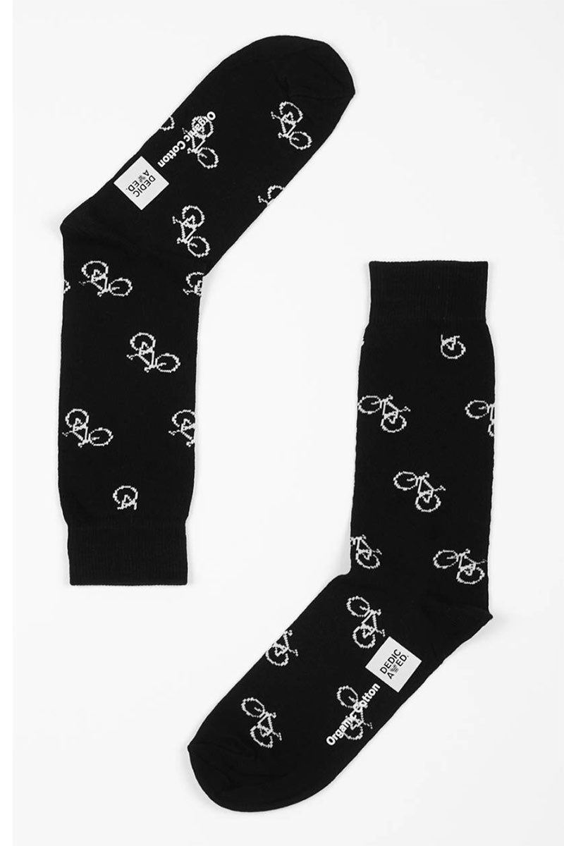 Dedicated Sigtuna Fiets sokken zwart | Sophie Stone