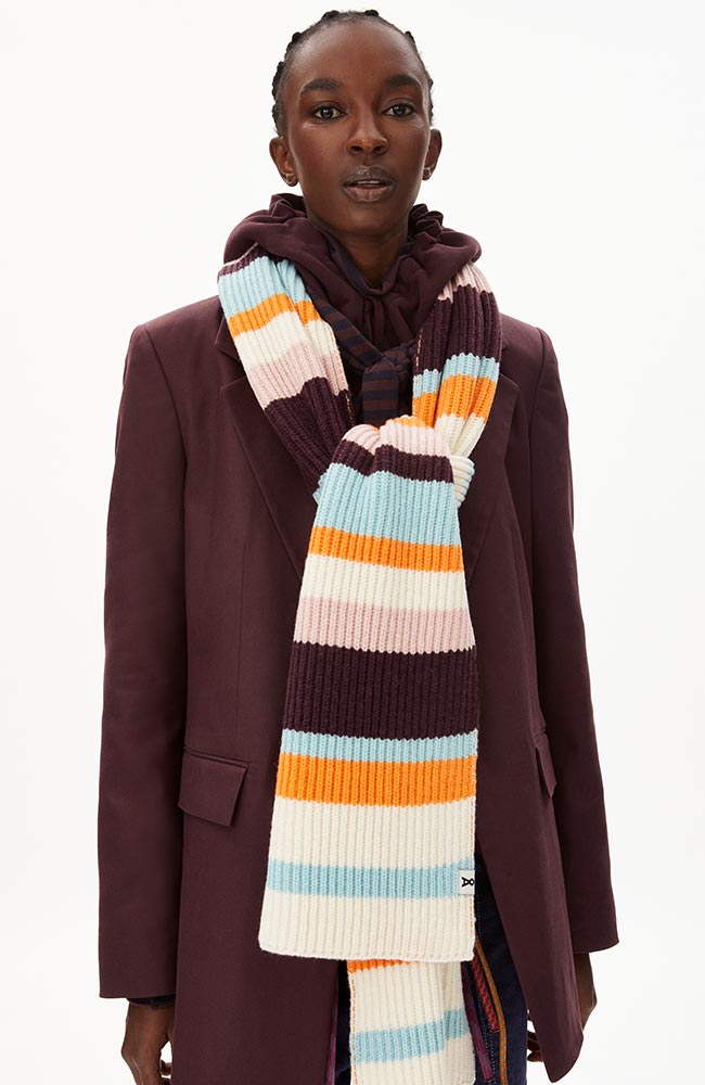 ARMEDANGELS Kaay sjaal multicolor van biologisch wol | Sophie Stone