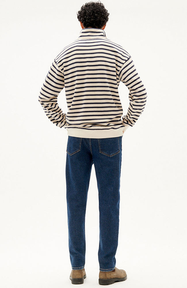 Thinking MU navy stripes  sweatshirt | Sophie Stone