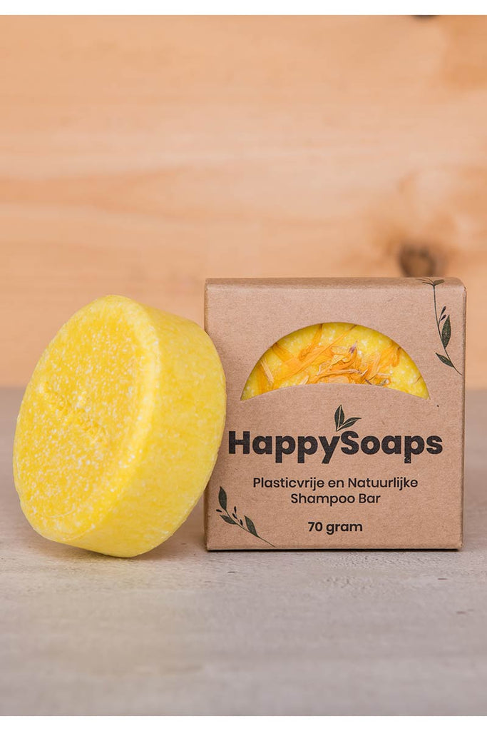 HappySoaps Chamomile Down & Carry On shampoo bar | Sophie Stone