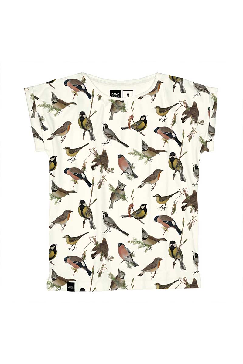 Dedicated Visby Autumn Birds t-shirt | Sophie Stone