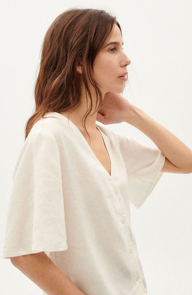 Thinking MU Libelula blouse wit hennep | Sophie Stone