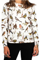 Dedicated Ystad Autumn Birds Sweatshirt aus Bio-Baumwolle | Sophie Stone 